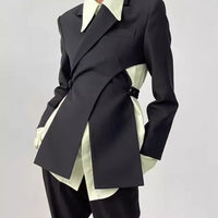 Hollow-out Midriff Two-piece Waist-tight Suit