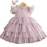European And American Cake Net Yarn Tutu Skirt Children's Birthday Costume