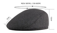 Fleece beret with ear protection