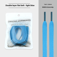 White Shoes Colorful Bandlet Shoelaces