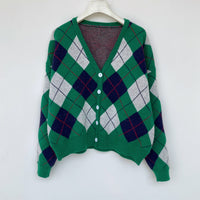 Girl Loose Lazy College Style Cardigan Coat