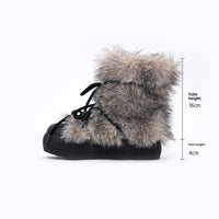 Thick Bottom Increased Fur Short Snow Boots