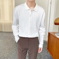 Trendy Casual Loose Lapel Men's Sweater