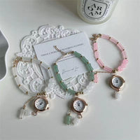 Chinese-style Bamboo Knot Bracelet Quartz Ladies Watch