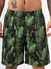 Men's Printed Loose-Fitting Beach Shorts