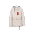 Elegant Hooded Cotton Jacket For Women