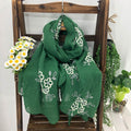 Spring And Summer Women's Artistic Ethnic Style Shawl Cotton Linen Versatile Long