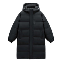 Women's Mid-length And Long Winter Coat With A Thickened Fur Collar