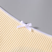 Women's Simple Solid Color Sports Breathable Lace Underwear