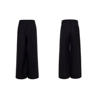 High-grade Light Luxury Metal Brooch Men's Tight Waist Crisp Wool Suit