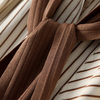 Shawl Design Niche Striped Shirt