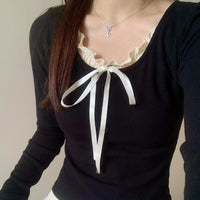Pure Desire Lace Inner Match Bottoming Shirt