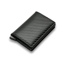 Portable Light Weight ID Credit Bank Card Holder Wallet Luxury Brand Men Women Anti Rfid Blocking Protected Magic Leather Slim Mini Small Money Wallets Case
