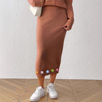 Women's Three-dimensional Crocheted Decorative Skirt