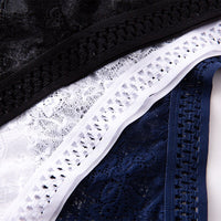 Breathable, seamless, low-rise transparent and hot hollow thong
