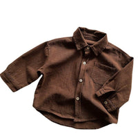 Cotton Long Sleeve Shirt Little Kid's Fashion Coat