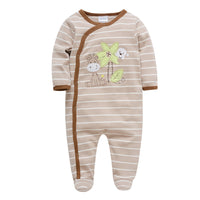 Spring and Autumn Thin Long Sleeve Baby One-piece