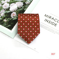 Casual Men's Tie Business Formal Wear 9CM Printed British Style Polyester Yarn Tie