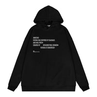 Men's Spring And Autumn Letter Print Top