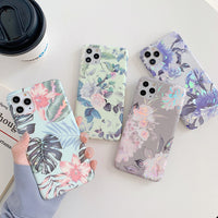 Laser Flowers Mobile Phone Silicone Soft Case