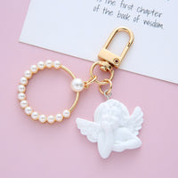 Headset Pendant Retro Baroque Angel Keychain