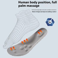 Insole No Tired Foot Arch Massage Sweat Absorbing And Deodorant Antibacterial
