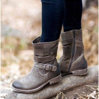 Fashion Autumn New Women's Mid Boots
