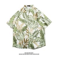 Fashionable Hawaiian Ice Silk Inch Shirt Man