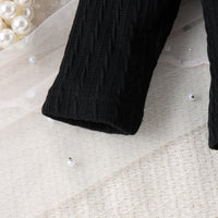 Fashion Personality Sunken Stripe Bow Girl Suit