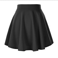 Women's Basic Versatile Stretch Flared Skirt