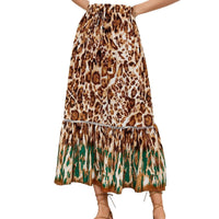 Printed Beach Vacation Skirt