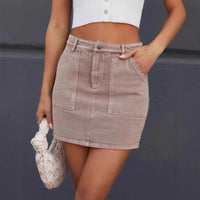 Womens Slim-fit Body-hugging Skirt