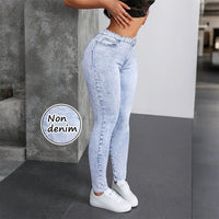 Womens Stretch Denim Pants For Spring And Autumn