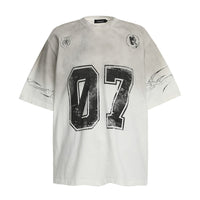 Printed Short-sleeved T-shirt Men's Upperwear