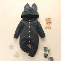 Infant Long Ears Hooded Rompers