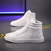 Plus Size Men's Leather Boots Fashion Casual Ankle Boots