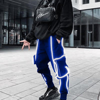 Solid Color Loose Tether Cargo Pants