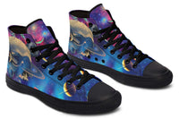 Printed Couple High-top Canvas Shoes