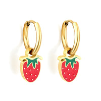 Niche Design Drop Oil Earrings