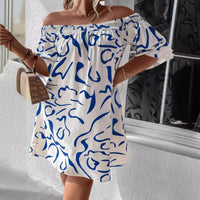 Casual Chic Plus-Size Printed Dress