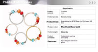 Stainless Steel String Beads Winding Nose Ring Human Body Piercing Accessories
