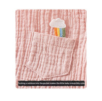 Summer Pure Cotton Yarn T-Shirt And Thin Childrens Shorts Two-Piece Set