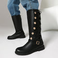 Men's High-top Leather Boots