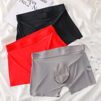 Breathable Ice Silk Seamless Men's Thin 3D Underwear