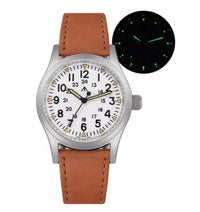 Retro Military Watch With A Quartz Second Hand