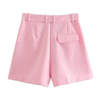 Women's Fashionable All-match High Waist Casual Suit Shorts