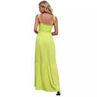 Sexy Strappy Tube Top Beach Holiday Maxi Dress