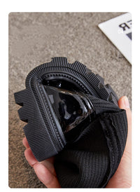 Children's Princess Black Leather Shoes