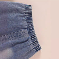 Fashion Personality Girls Summer Denim Suit