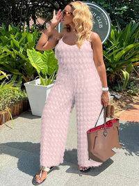 Plus-size Fashionable And Elegant Loose-fit Strap Jumpsuit